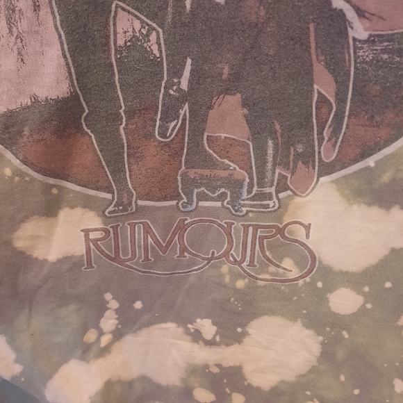 Fleetwood Mac Rumors Tie Dyed Tee Oversized Large - Picture 6 of 7